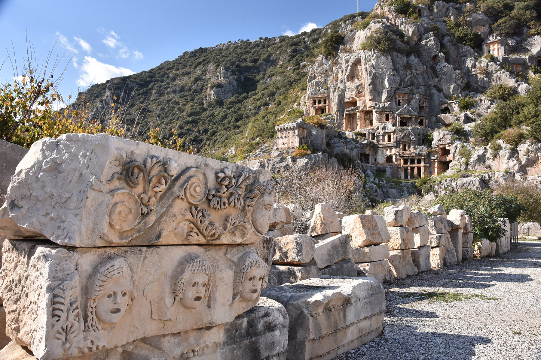 Myra is a Lycian/Greek town in Lycia